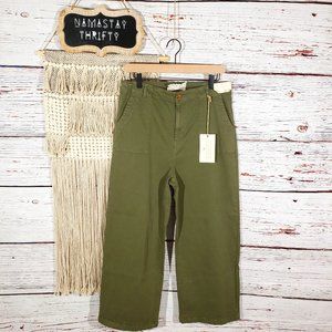 Altar'd State High Rise Wide Leg Crop Pants I6